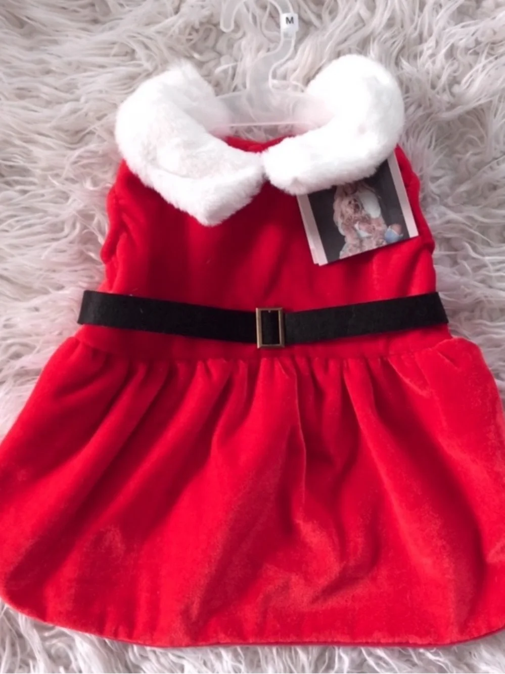 NWT Jessica Simpson Red Velvet Pet Dress
